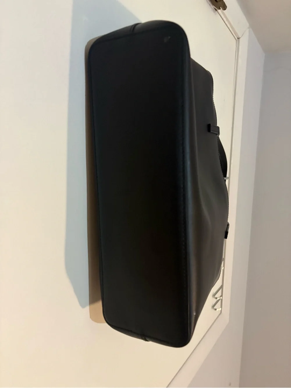 Kate Spade Black Leather Tote Bag